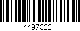 Código de barras (EAN, GTIN, SKU, ISBN): '44973221'