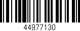 Código de barras (EAN, GTIN, SKU, ISBN): '44977130'
