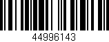 Código de barras (EAN, GTIN, SKU, ISBN): '44996143'