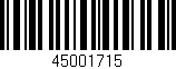 Código de barras (EAN, GTIN, SKU, ISBN): '45001715'