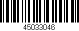 Código de barras (EAN, GTIN, SKU, ISBN): '45033046'