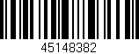 Código de barras (EAN, GTIN, SKU, ISBN): '45148382'