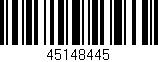Código de barras (EAN, GTIN, SKU, ISBN): '45148445'
