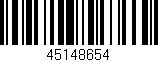 Código de barras (EAN, GTIN, SKU, ISBN): '45148654'