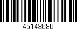 Código de barras (EAN, GTIN, SKU, ISBN): '45148680'