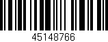 Código de barras (EAN, GTIN, SKU, ISBN): '45148766'