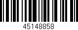 Código de barras (EAN, GTIN, SKU, ISBN): '45148858'