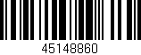 Código de barras (EAN, GTIN, SKU, ISBN): '45148860'