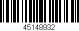 Código de barras (EAN, GTIN, SKU, ISBN): '45148932'