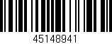 Código de barras (EAN, GTIN, SKU, ISBN): '45148941'