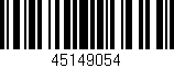 Código de barras (EAN, GTIN, SKU, ISBN): '45149054'