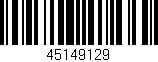 Código de barras (EAN, GTIN, SKU, ISBN): '45149129'