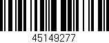 Código de barras (EAN, GTIN, SKU, ISBN): '45149277'