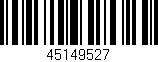 Código de barras (EAN, GTIN, SKU, ISBN): '45149527'