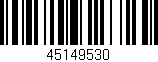 Código de barras (EAN, GTIN, SKU, ISBN): '45149530'