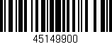 Código de barras (EAN, GTIN, SKU, ISBN): '45149900'