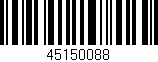 Código de barras (EAN, GTIN, SKU, ISBN): '45150088'
