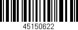 Código de barras (EAN, GTIN, SKU, ISBN): '45150622'