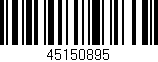 Código de barras (EAN, GTIN, SKU, ISBN): '45150895'