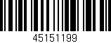 Código de barras (EAN, GTIN, SKU, ISBN): '45151199'