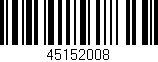Código de barras (EAN, GTIN, SKU, ISBN): '45152008'