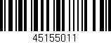 Código de barras (EAN, GTIN, SKU, ISBN): '45155011'