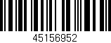 Código de barras (EAN, GTIN, SKU, ISBN): '45156952'