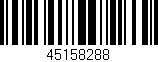 Código de barras (EAN, GTIN, SKU, ISBN): '45158288'