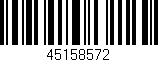 Código de barras (EAN, GTIN, SKU, ISBN): '45158572'