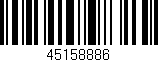 Código de barras (EAN, GTIN, SKU, ISBN): '45158886'