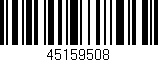 Código de barras (EAN, GTIN, SKU, ISBN): '45159508'
