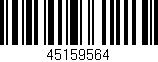 Código de barras (EAN, GTIN, SKU, ISBN): '45159564'