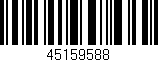 Código de barras (EAN, GTIN, SKU, ISBN): '45159588'