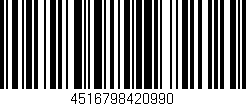 Código de barras (EAN, GTIN, SKU, ISBN): '4516798420990'