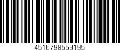 Código de barras (EAN, GTIN, SKU, ISBN): '4516798559195'