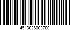 Código de barras (EAN, GTIN, SKU, ISBN): '4516826809780'