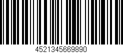 Código de barras (EAN, GTIN, SKU, ISBN): '4521345669890'