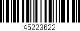 Código de barras (EAN, GTIN, SKU, ISBN): '45223622'