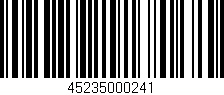 Código de barras (EAN, GTIN, SKU, ISBN): '45235000241'