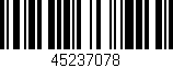 Código de barras (EAN, GTIN, SKU, ISBN): '45237078'