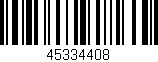 Código de barras (EAN, GTIN, SKU, ISBN): '45334408'
