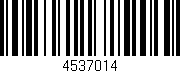 Código de barras (EAN, GTIN, SKU, ISBN): '4537014'