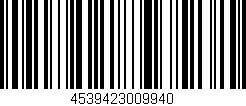 Código de barras (EAN, GTIN, SKU, ISBN): '4539423009940'