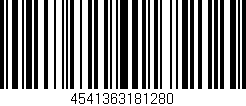 Código de barras (EAN, GTIN, SKU, ISBN): '4541363181280'