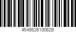 Código de barras (EAN, GTIN, SKU, ISBN): '4549526100628'