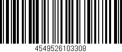 Código de barras (EAN, GTIN, SKU, ISBN): '4549526103308'