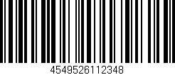 Código de barras (EAN, GTIN, SKU, ISBN): '4549526112348'