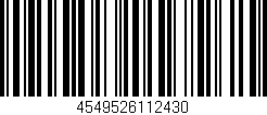 Código de barras (EAN, GTIN, SKU, ISBN): '4549526112430'