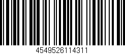 Código de barras (EAN, GTIN, SKU, ISBN): '4549526114311'