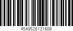 Código de barras (EAN, GTIN, SKU, ISBN): '4549526131608'